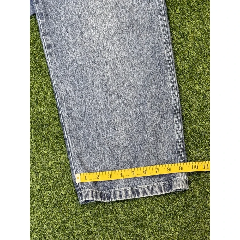 Vintage Paco Jeans Mens 34 x 33 Blue Medium Wash Carpenter Baggy Hip Hop Rap Y2K